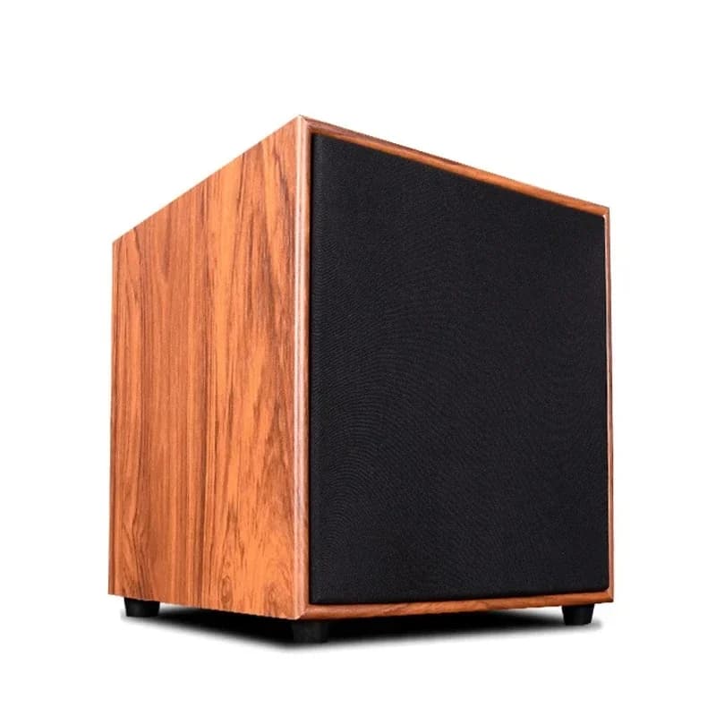 12-Inch Subwoofer Wooden Active Subwoofer 5.1 Home Theater Bookshelf Wireless Bluetooth Sound System Speaker