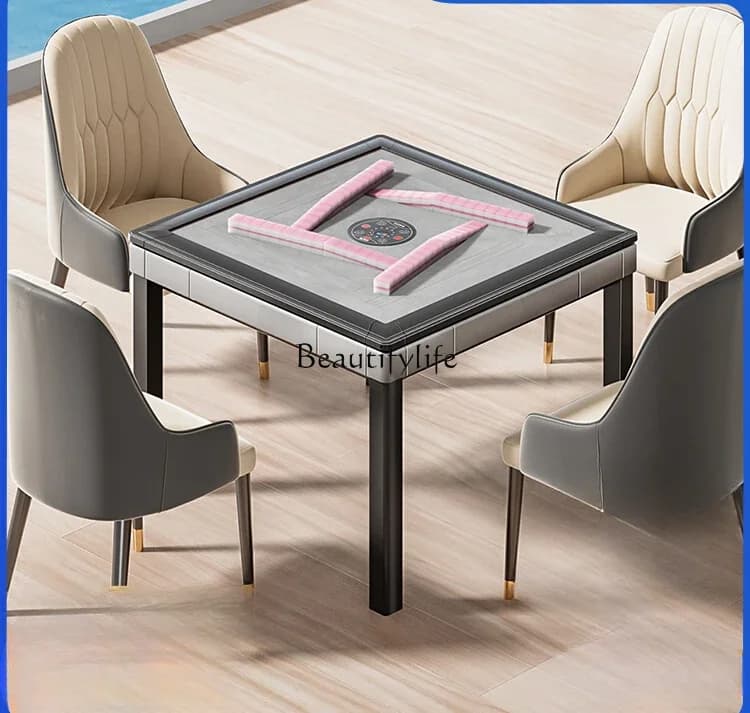 01*Cyclone roller coaster mahjong machine automatic household dining table dual-purpose