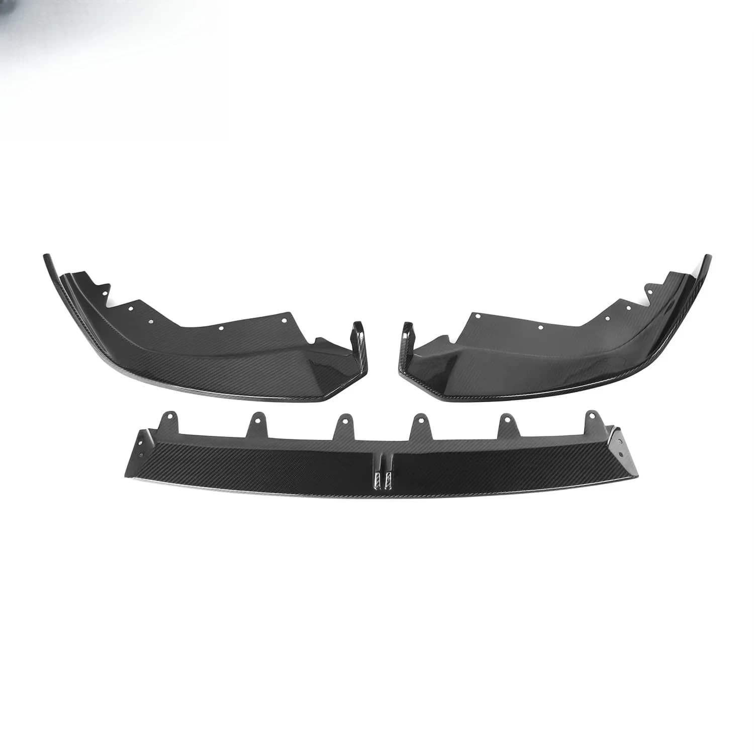 Real Carbon Fiber AD Style Front Lip for BMW 3 Series G20 G28 LCI 330i M340i 2023-2026 M Sport Bumper Splitter