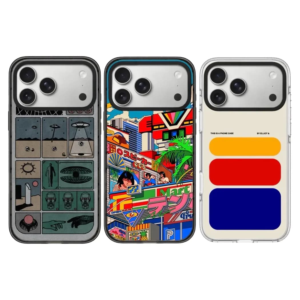 Ufo Pattern Acrylic Border Phone Cover for IPhone 12 13 14 15 16 17 Pro Max Case for IPhone 17Air
