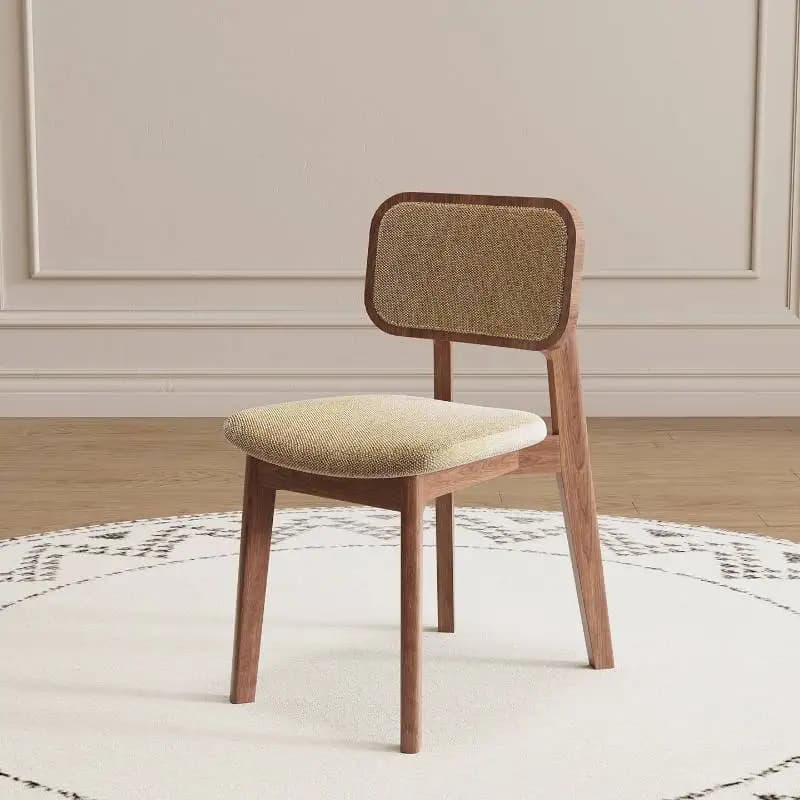 Hotel Luxury Dining Chairs Italian Cushion Wood Europe Dining Chairs Nordic Simple Sillas Para Comedor Furniture