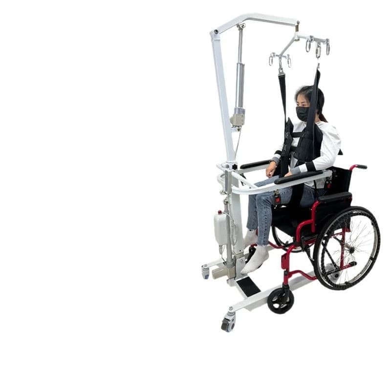 Home care elderly lift, paralyzed patients can take a bath with a seat, wheelchair, bed rest home mobile machine