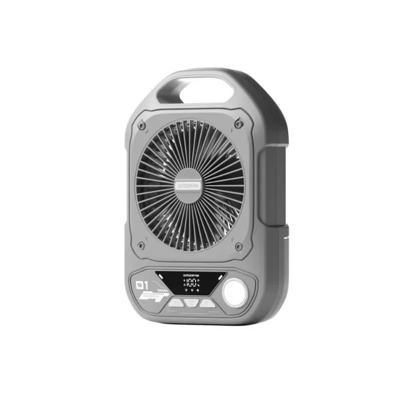 Outdoor camping fan camping tent desktop fishing portable folding charging fan