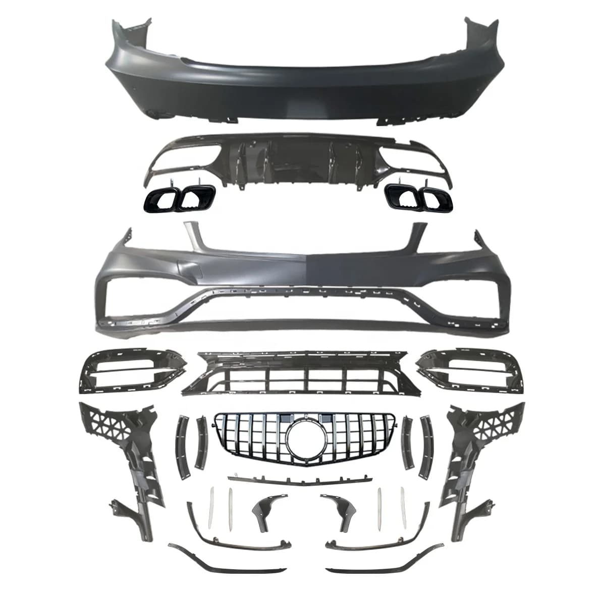 Car Decoration Accessories Body Kit for -Benz W204 Modified to C63S