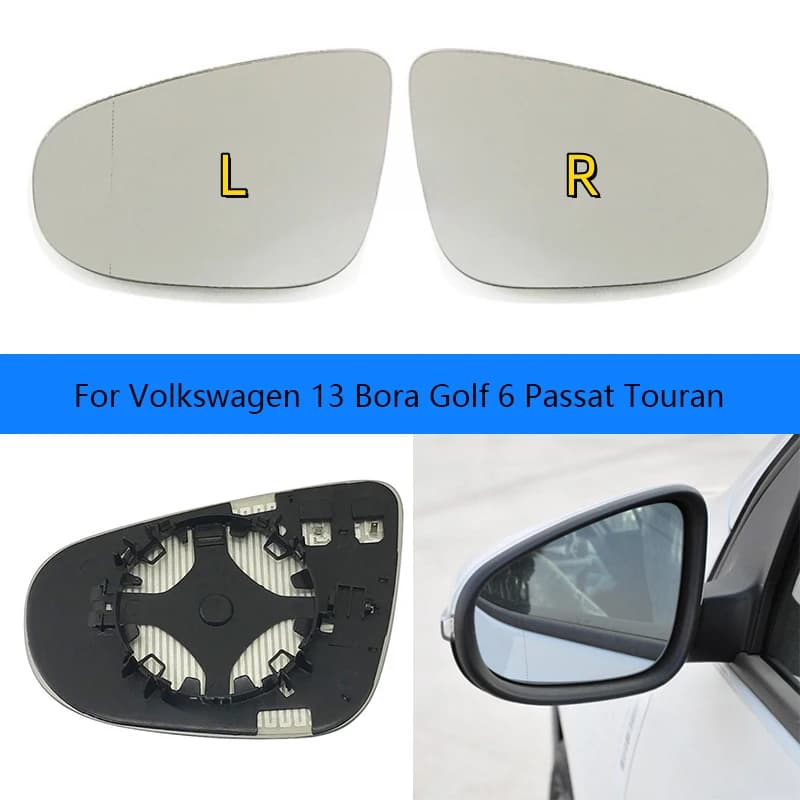 Suitable for Volkswagen 13, Bora, Golf 6, Passat, Lingyu, Touran lenses, rearview mirror lenses, and rearview mirror surfaces