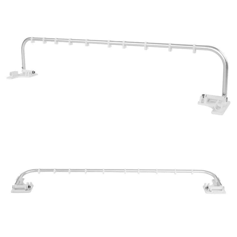 RV special drying rack, trailer bed car self-propelled RV bathroom top drying rod, folding hidden hanger