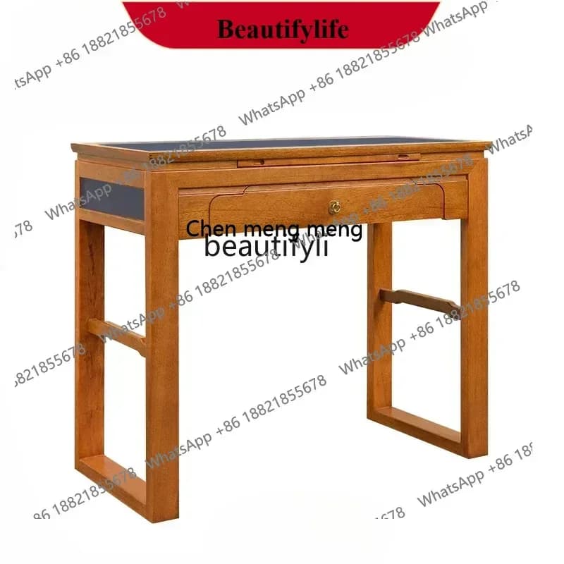 z183  Solid Wood Altar Home Middle Hall Buddha Shrine Guan Gong Altar Buddha Hall Cabinet Modern Minimalist New Chinese Style