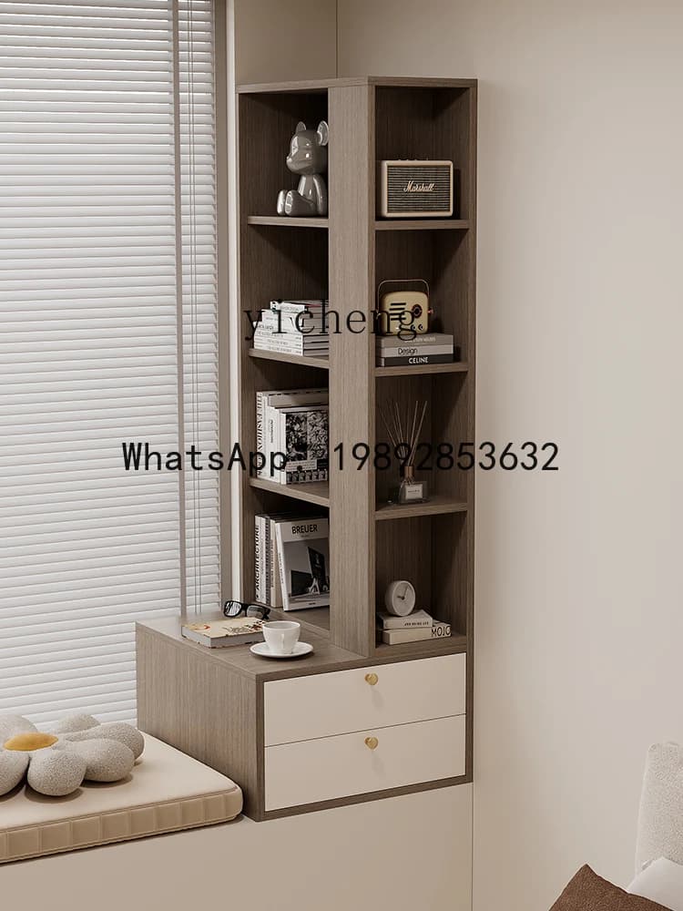 X6  bay window storage cabinet household small apartment window  solid wood storage cabinet transformation cabinet