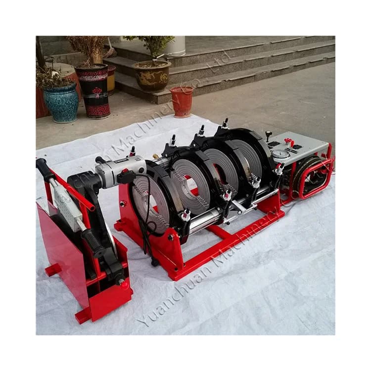 PE Pipe Hot Melt Butt Welding Machine, Plastic Pipe Connection Machine, Four-ring Butt Welding Machine