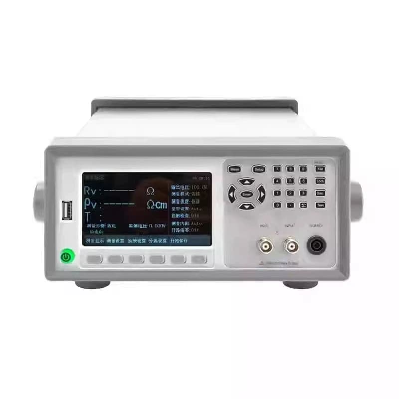Volume surface resistivity tester High precision insulation resistance leakage current tester