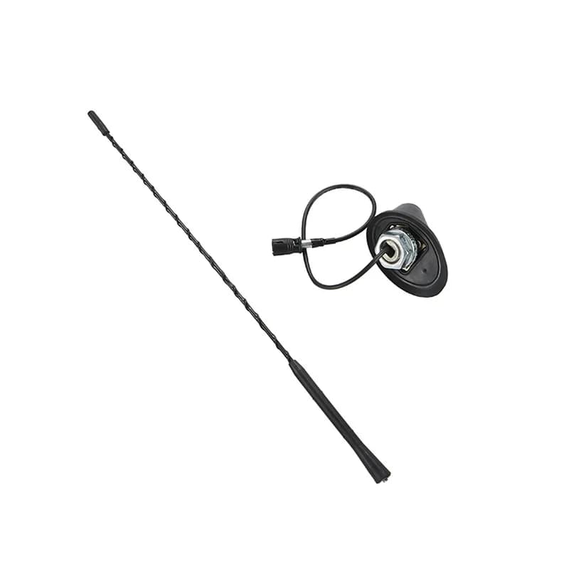 Universal 1 Set 16inch Car Anti Noise Whip Roof Mast AM/FM Aerial Antenna+ Base For VW Jetta Bora Golf Polo MK4 Passat Audi BMW
