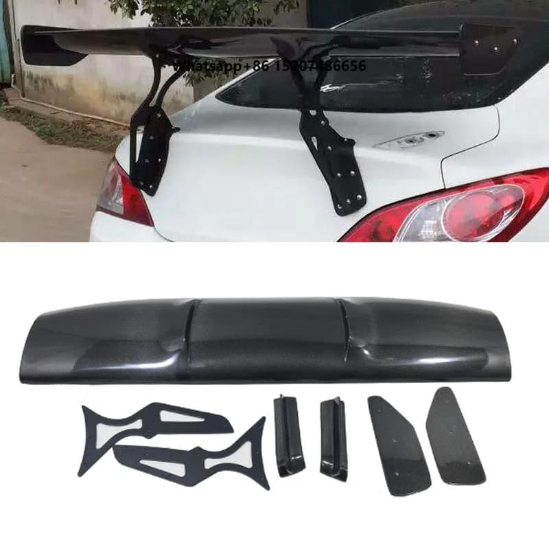 2008-2016 High Quality Carbon fiber modified high foot tail wing fixed wing autom parts