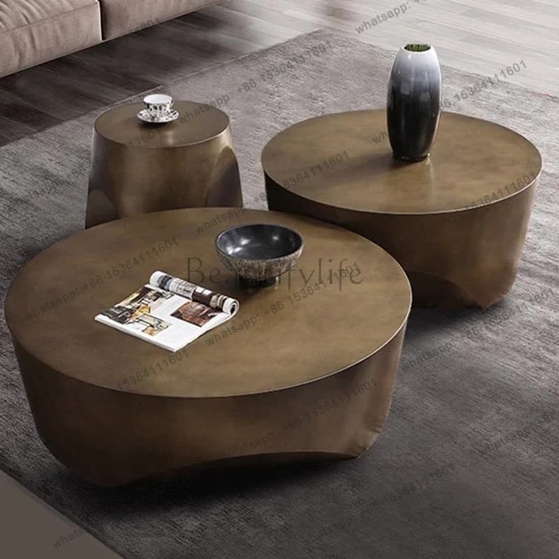 PG Modern Luxury Coffee Table Trau Designer Simple Mesa Lateral Coffe Table Minimalist Apartamento Couchtisch Bedroom Furniture