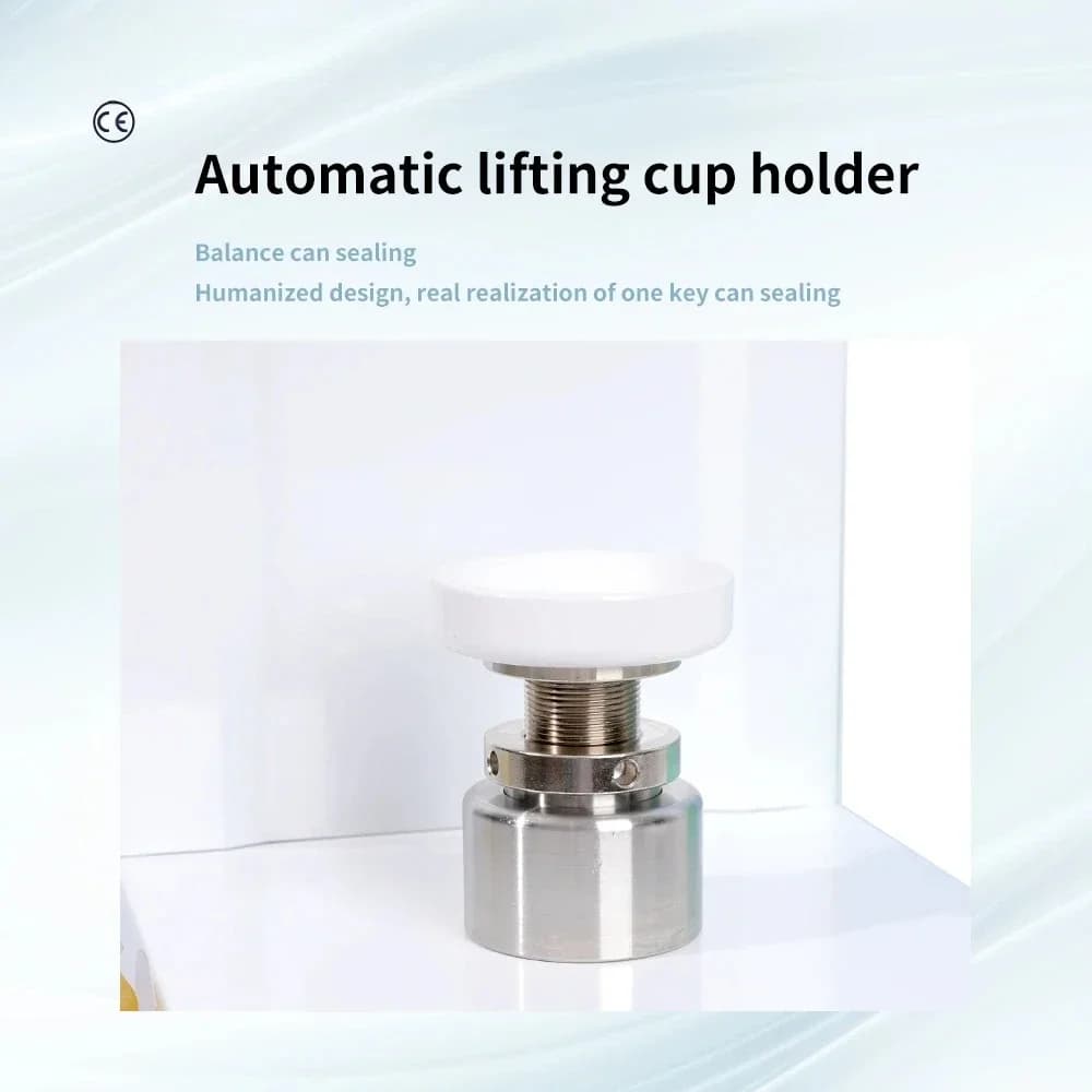 Commercial Automatic Bubble Tea Can Sealer Stainless Steel Intelligent Plastic Drinks Sealing Machine for Beverage Packaging