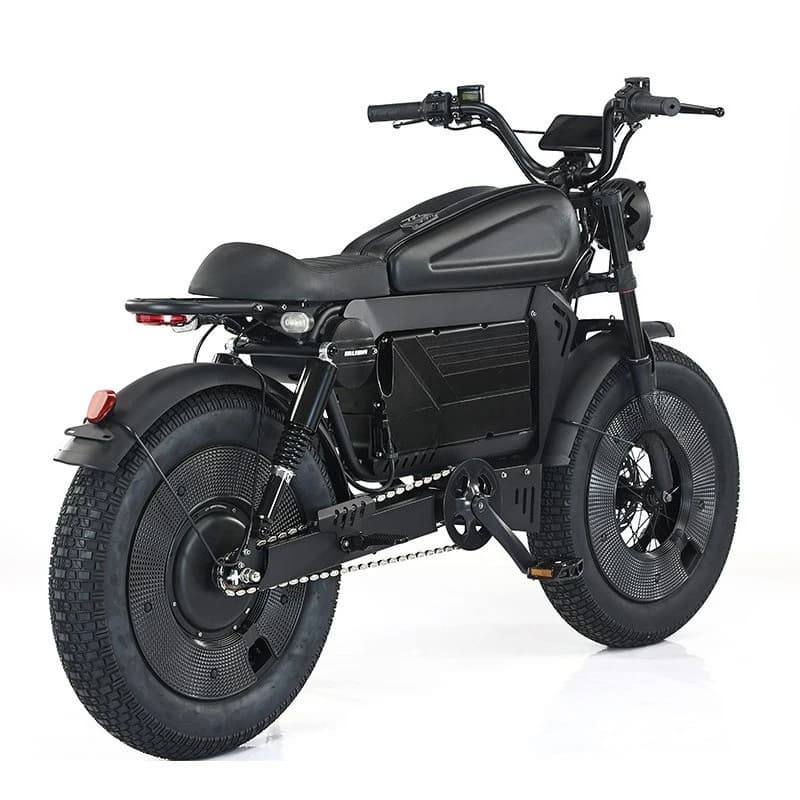 Electric bicycle imitation motorcycle lithium battery car snow electric vehicle