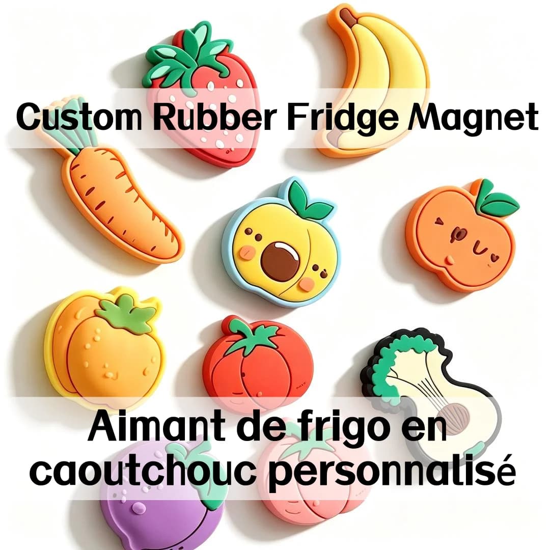 High Quality Custom Soft PVC Fridge Magnets Rubber Coated Magnets PVC Rubber Fridge Magnet With Long-Lasting Adhesive