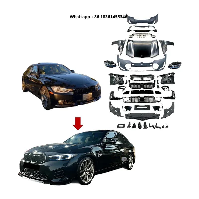 For 3series F30 F35 2013-2019 Upgrade to G20 F80 2023 LCI M-tech M-sport Style Bodykit Front and Rear Factory PriceModification