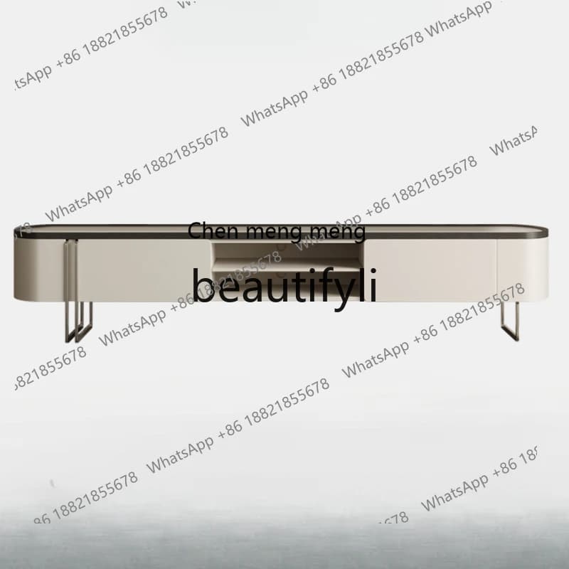 Minimalist marble TV cabinet Premium storage Living room Home