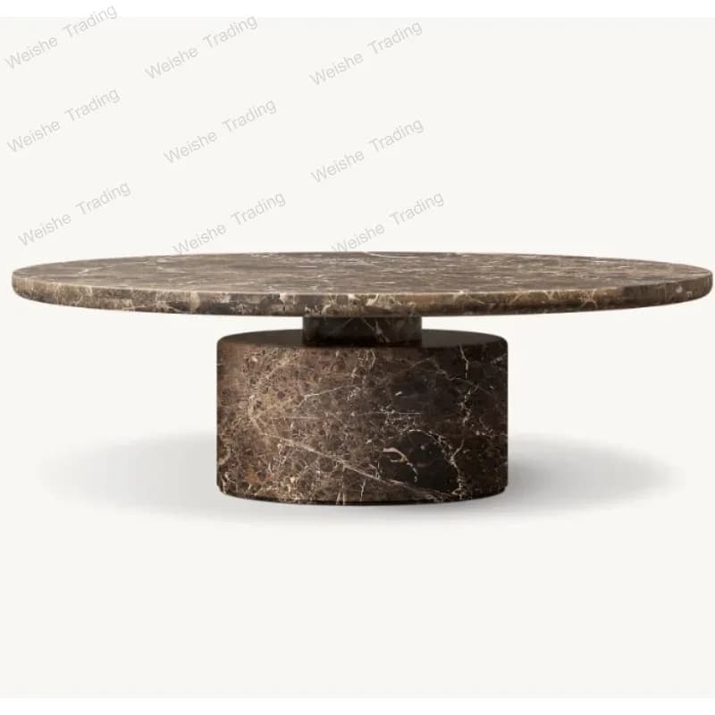 High End Style Living Room Furniture Natural Stone Marble Coffee Table