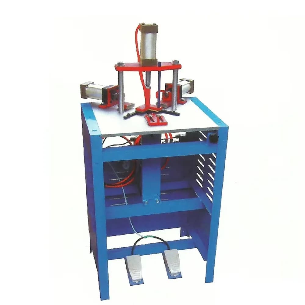 Automatic Pneumatic Wood Frame Nailing Machine with Photo Frame Corner Cutting Feature for Woodworking Industry