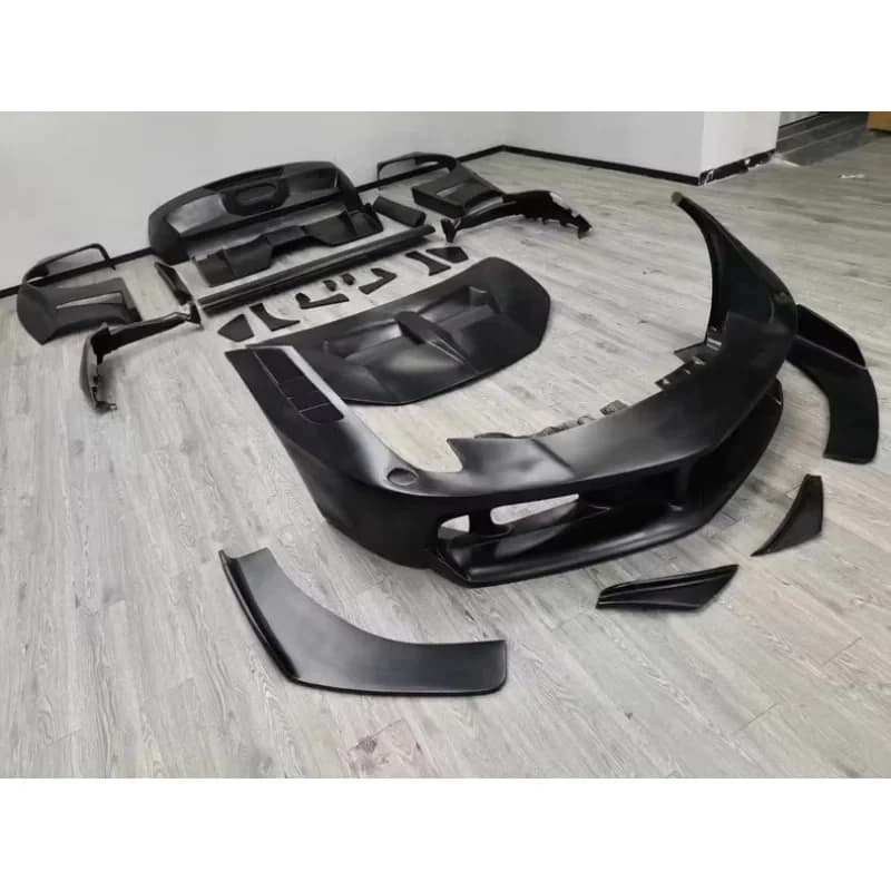 ThrustWorks 4 LB Style Kit Wide Body s Trunk Lid Side Skirts Front Bumper Rear Bumpe Durle