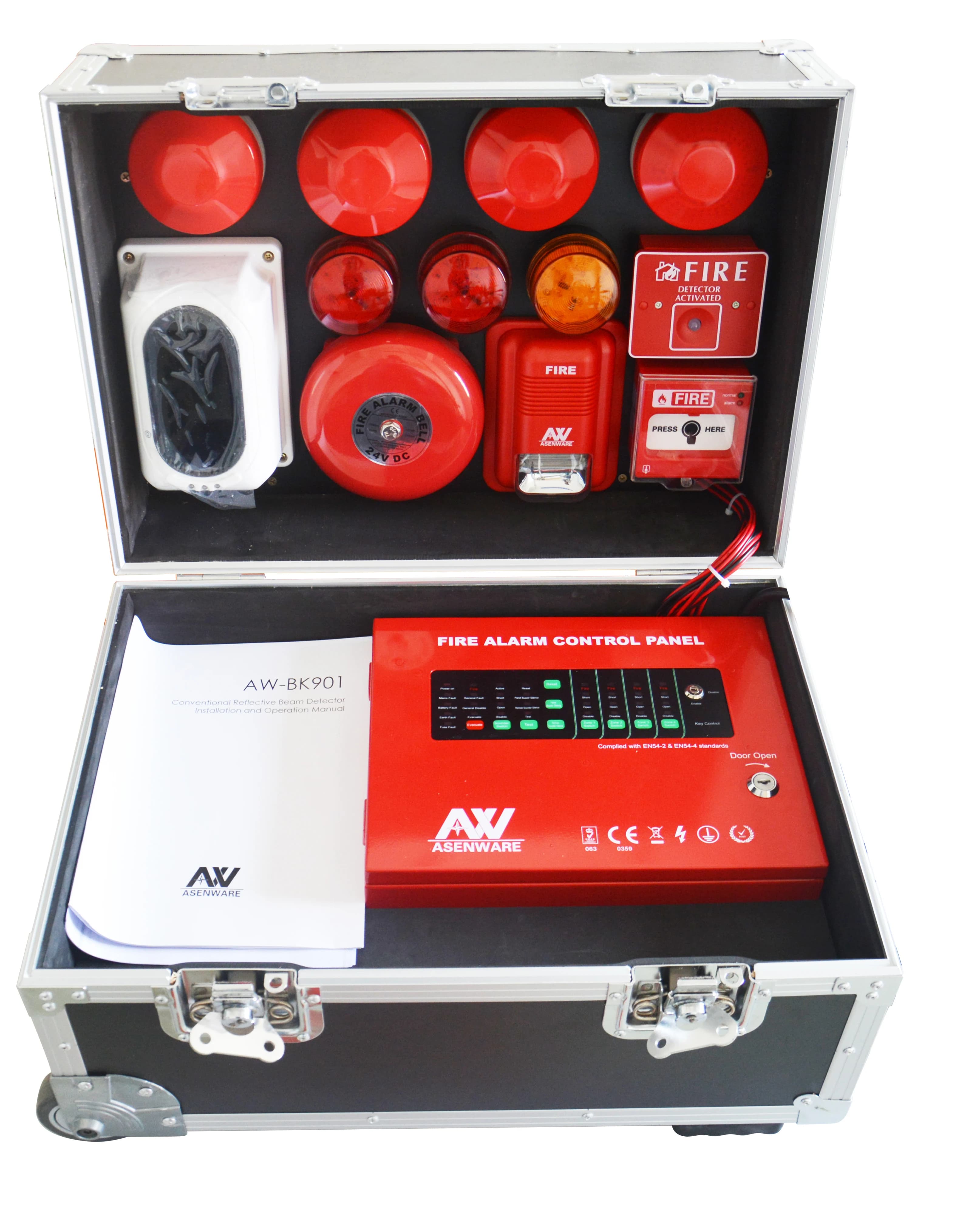 LPCB Conventional Fire Alarm Control Panel 1-32 Zone Show Box/Demo Box/Showcase
