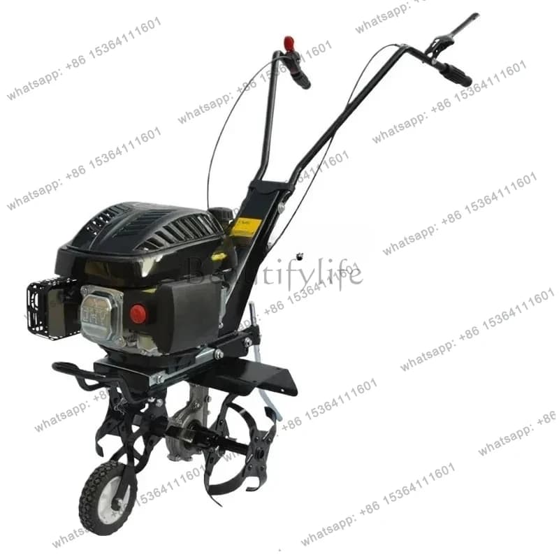 scarifier Orchard vegetable garden cultivator Weeding and soil turning four-stroke micro-tiller
