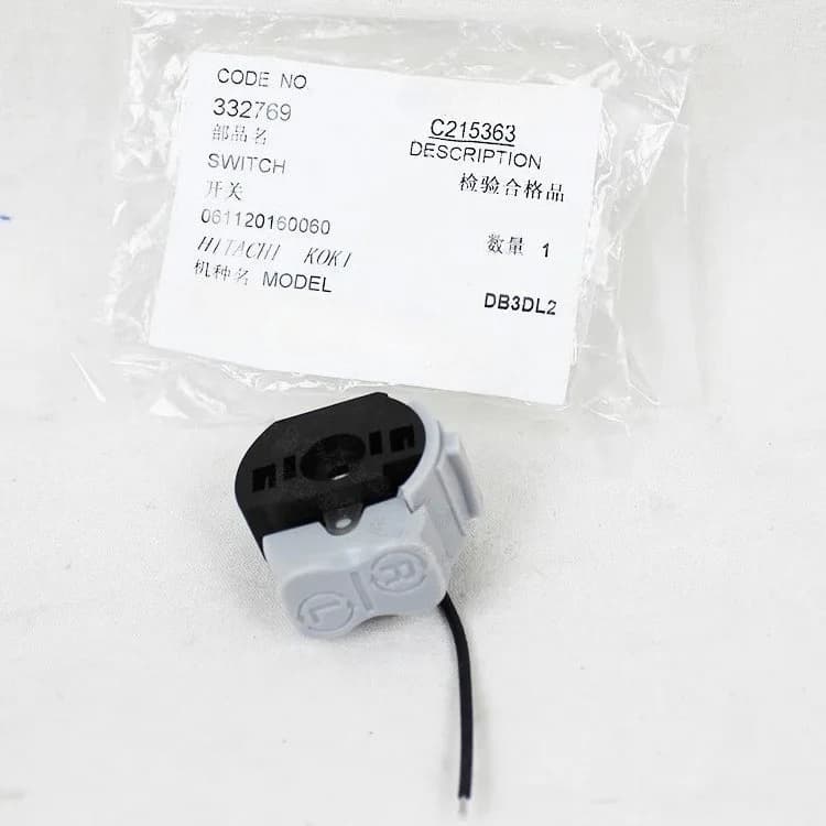 Genuine Switch 332769 for HITACHIs DB3DL2 drill screw driver Switch Wire