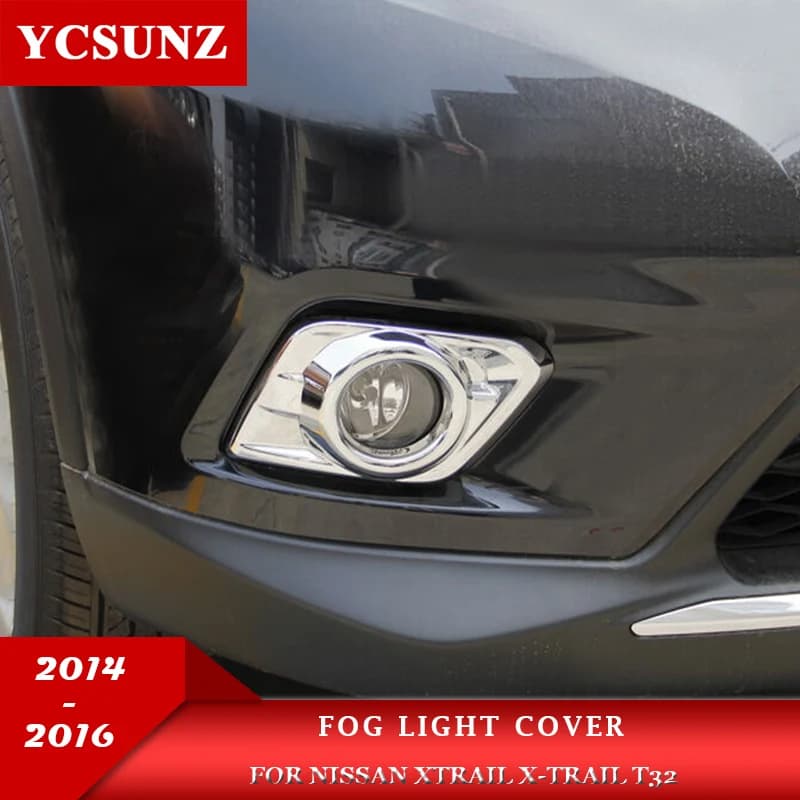 ABS Chrome Front Tail Fog light Cover For Nissan X-Trail T32 2014 2015 2016 Car Accessories YCSUNZ