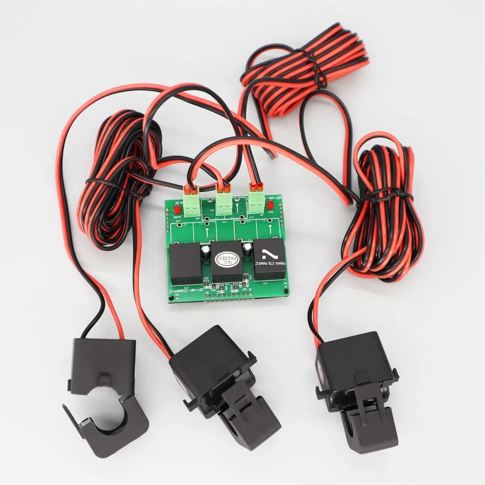 Factory Outlet Voltage Current Power Detection Modbus 100A Three-Phase Open Cts Voltage Ammeter