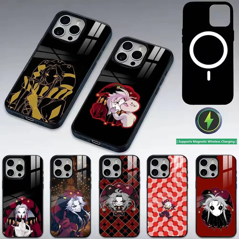 The Freak c-Circus P-Pierrot Phone Case For iPhone17,16,15,14,13,12,11 Plus,Pro Supports Magnetic Wireless Charging
