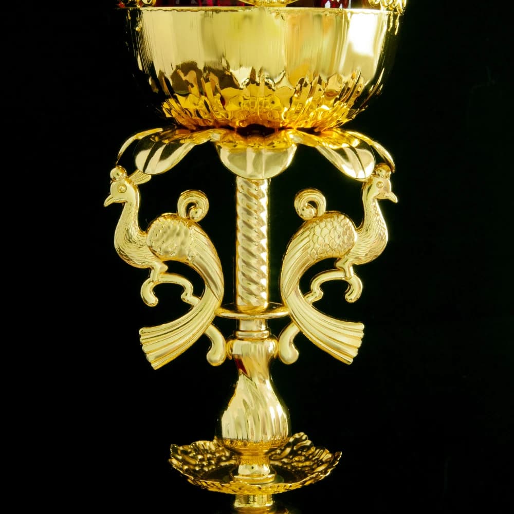 New 2025 Orthodox Church Holy Grail Mass Supplies Chalice Cup for Religious Ceremonies Gold Plated Orthodox Holy Grail Box Gift