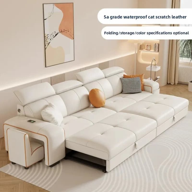 CX sofa bed folding dual-purpose, high-end small apartment living room simple modern multi-functional sofa bed integrated
