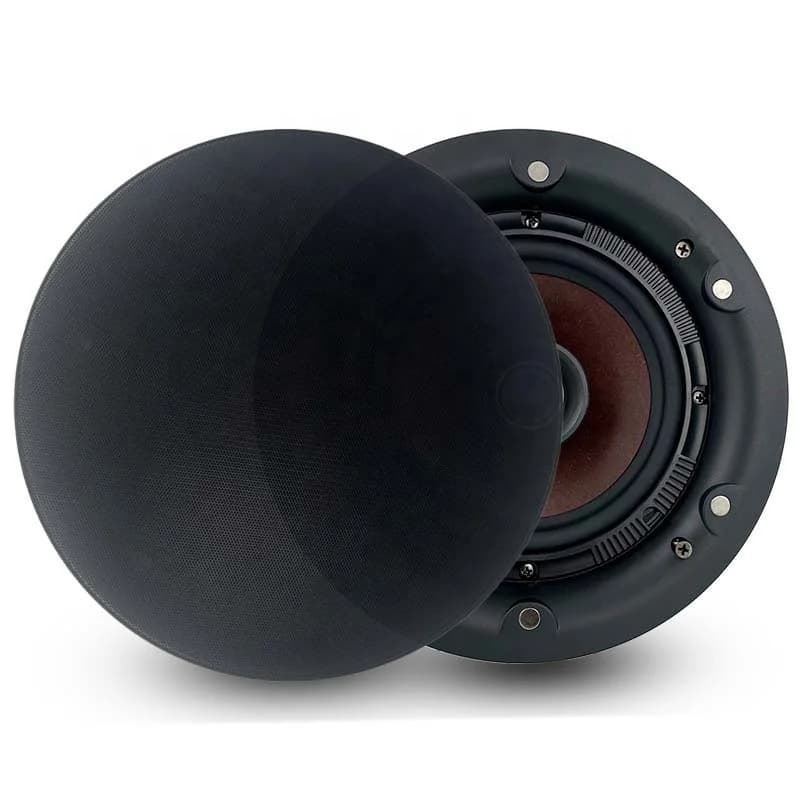 Frameless 6 Black Ceiling Speaker Multi-Room Background Music Ceiling Speaker System