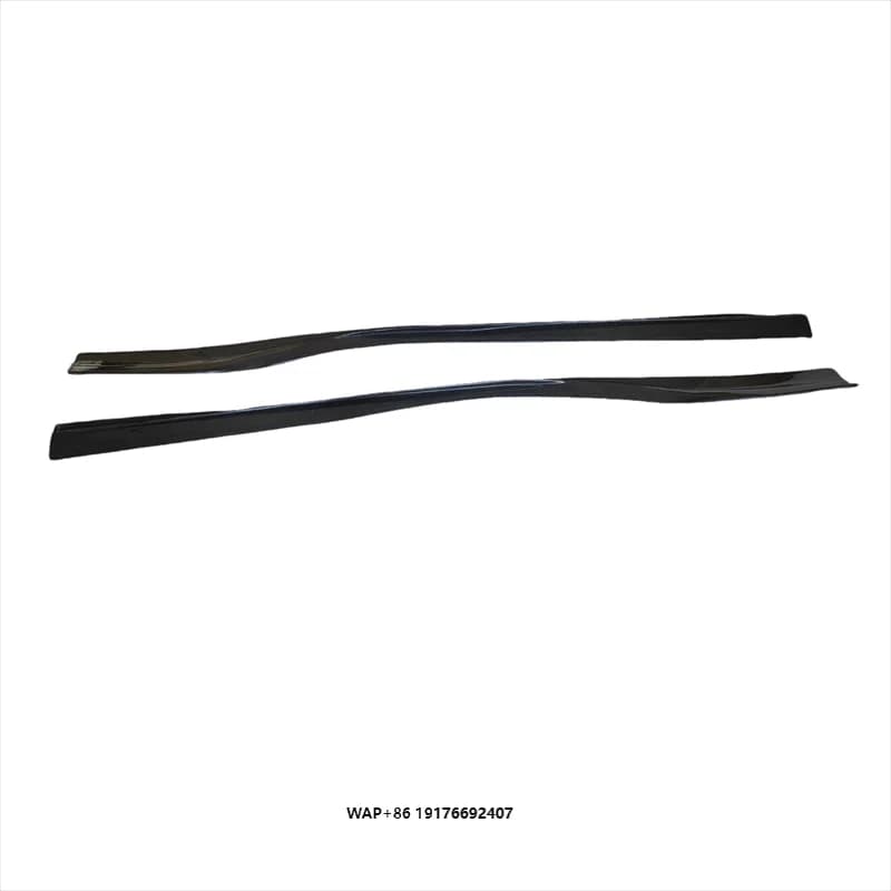F8 Carbon Fiber Body Kit Side Skirts Door Extension Lip Spoiler forFerrari F8 Tributo Spider