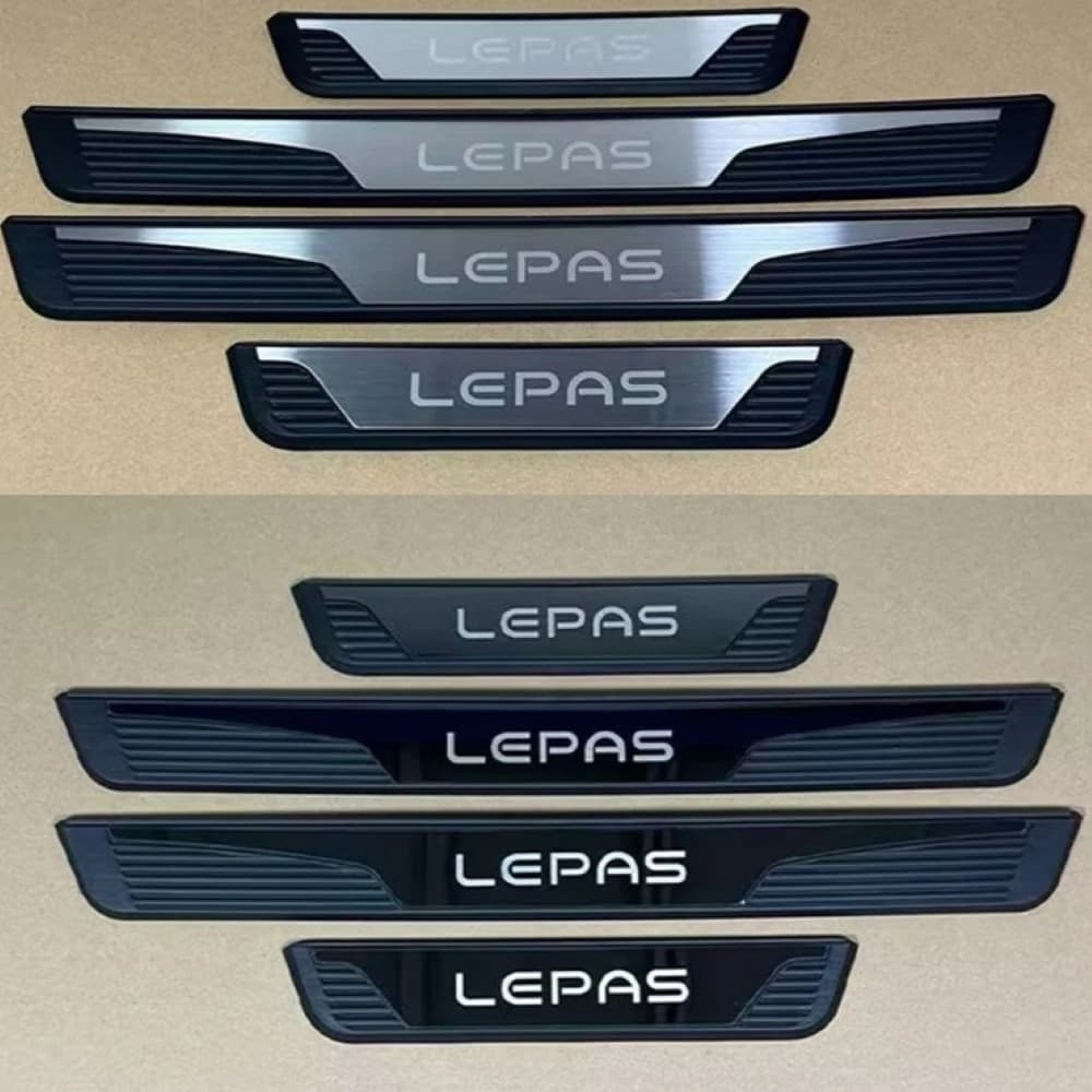 ABAIWAI For LEPAS L4 L6 L8 2024 2025 2026 2027 Car Door Sill Plate Protector 3D Auto Parts Sticker Styling Accessories Auto Part