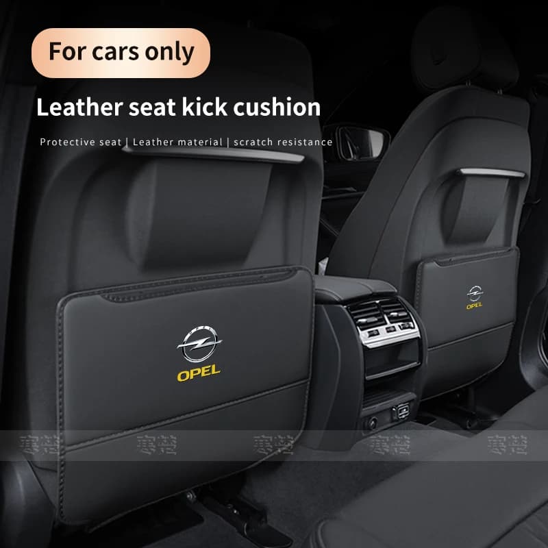 For Opel OPCline ASTRA CORSA INSIGNIA MOKKA VECTRA ZAFIRA GTC Tigra Car Seat Back Protection Anti-Kick Pad Rear Seat Storage Bag