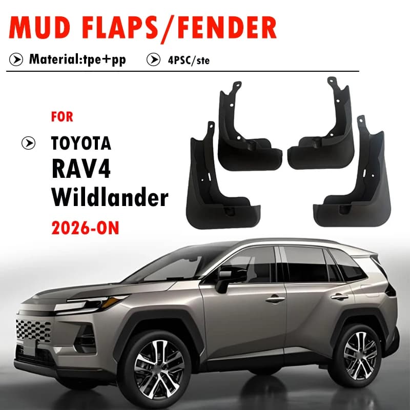 4pcs For NEW Toyota RAV4 RAV-4 Wildlander Mudguard Fender Mud Flap Guards Splash Mudflaps Car Accessories  2026+