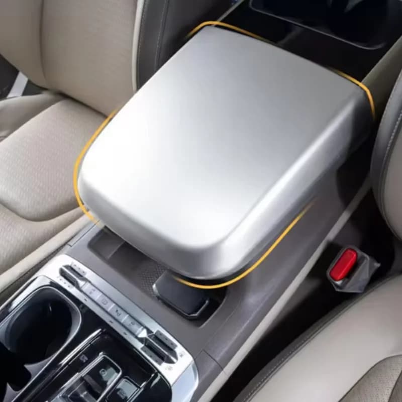 For Kia Carnival KA4 2021 -2024 ABS Car Center Console Armrest Box Protector Panel Cover Trim Sticker Accessories Car Styling