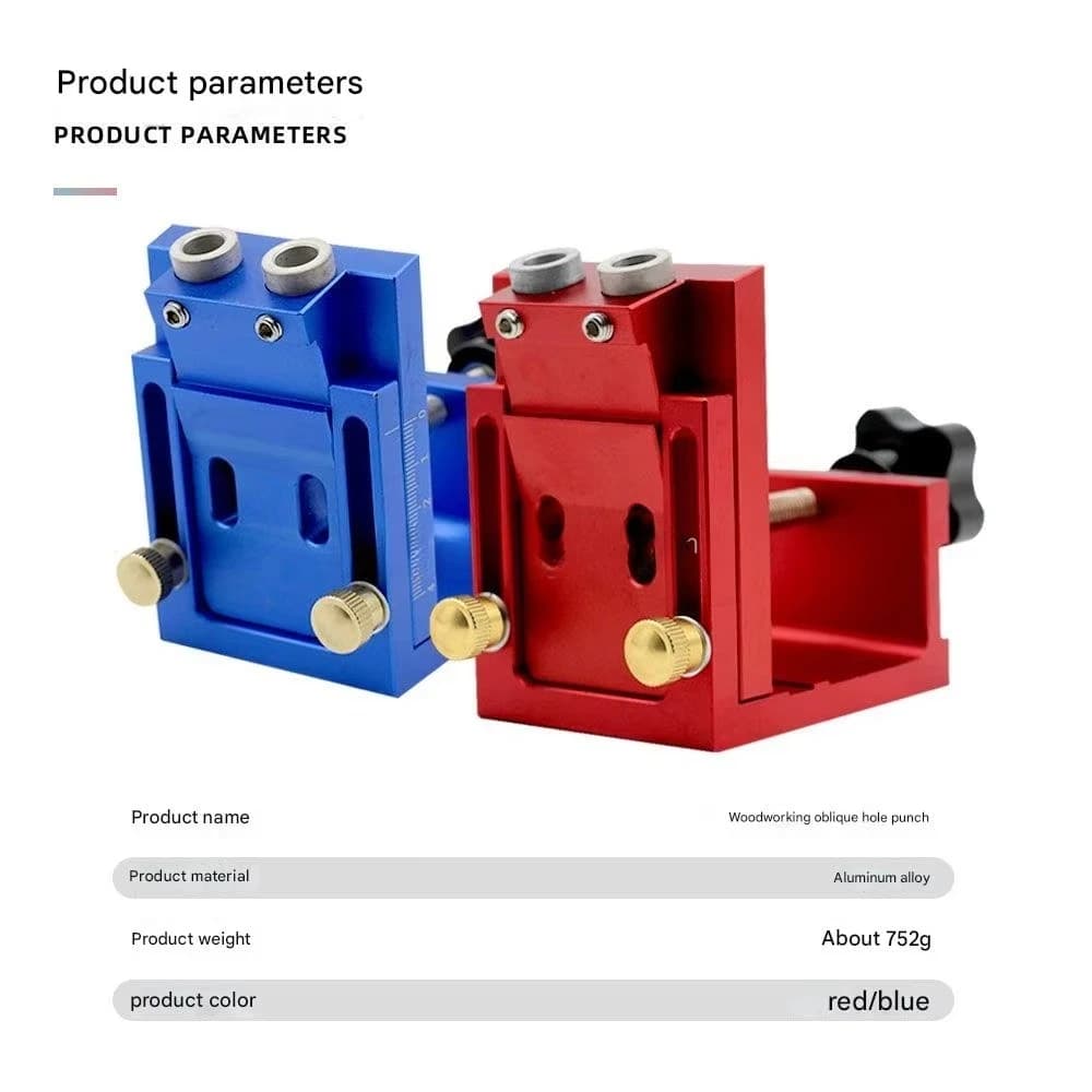 Industrial Grade DIY Woodworking Drill Kit Angled Hole Positioner Drive Adapter Guide Manual Router Fitting Tool Clamp OEM ODM