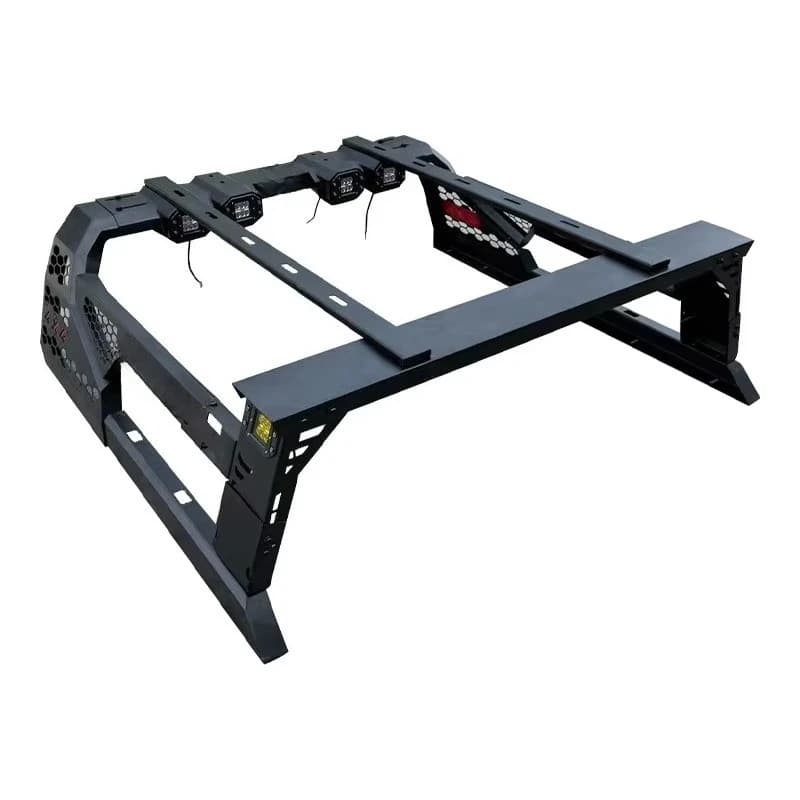 Universal Manganese Steel Roof Rack 500KG Capacity Adjustable Multi Functional Cage Truck Bed Rack Ladder