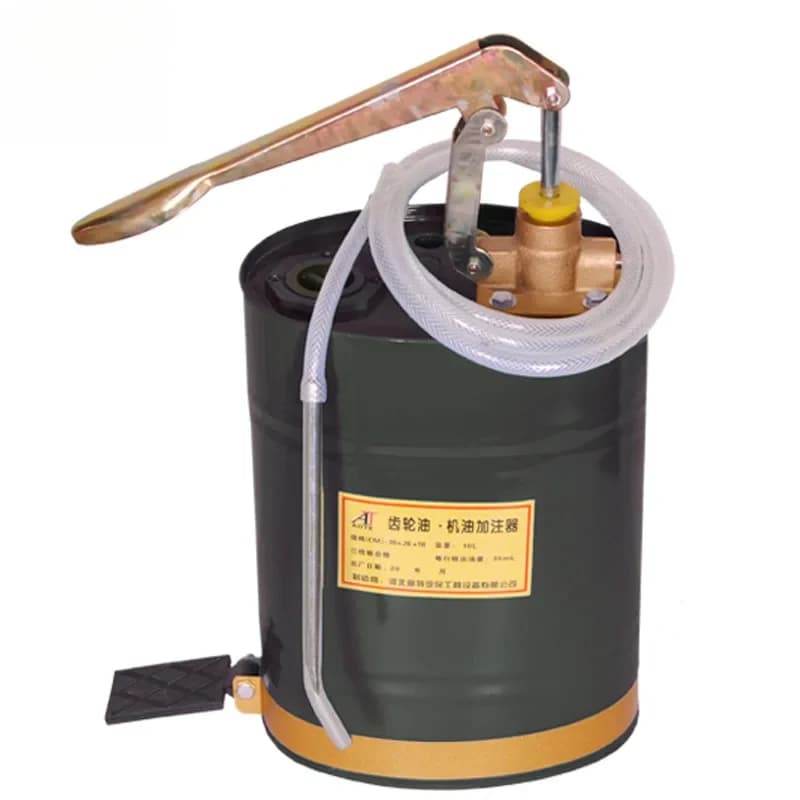 -operated hand transmission pump manual gear oil filler oiler
