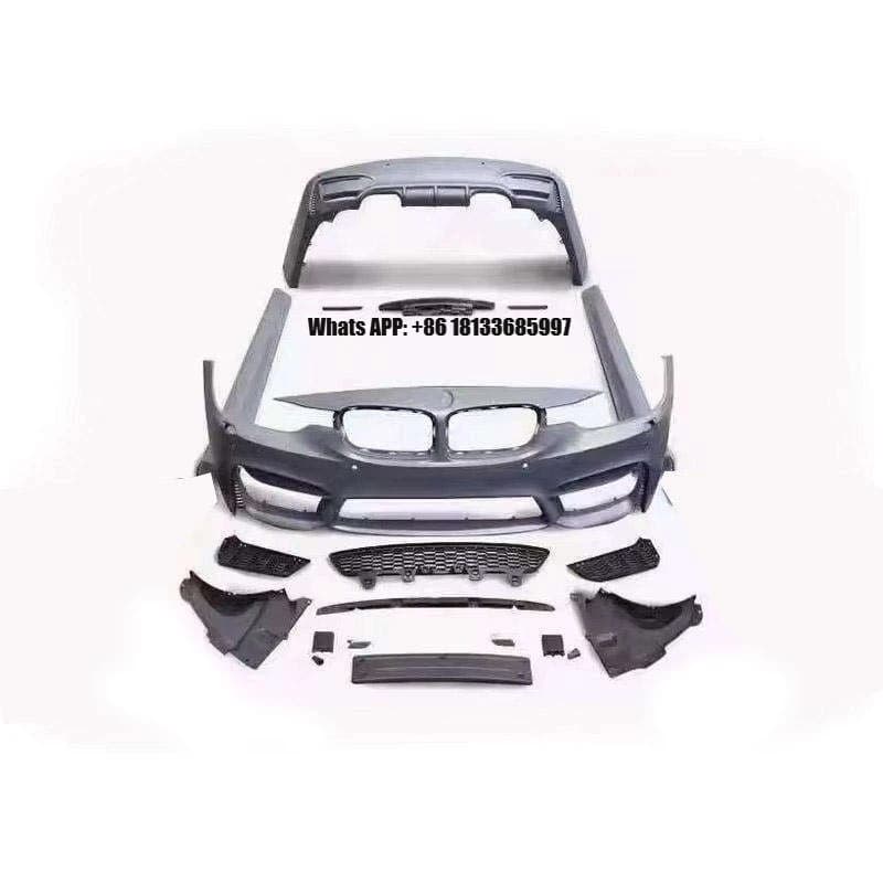 F30 to F80 Bodykit for BMW F30 M3 Body Kit 2013-2018 Side Skirts Exhaust Pipe and Hood for BMW F30 M3 Bodykit