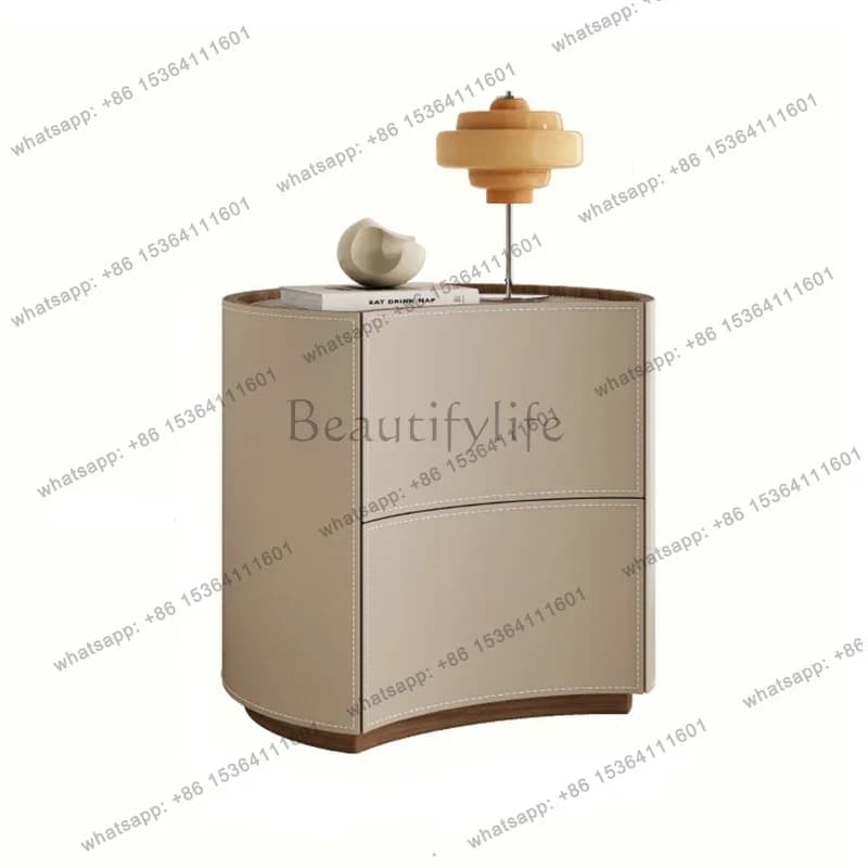 Creative Aesthetic Bedside Table Luxury Minimalist Simple Style Nightstands Trendy Elegant Mesita De Noche Bedroom Furniture