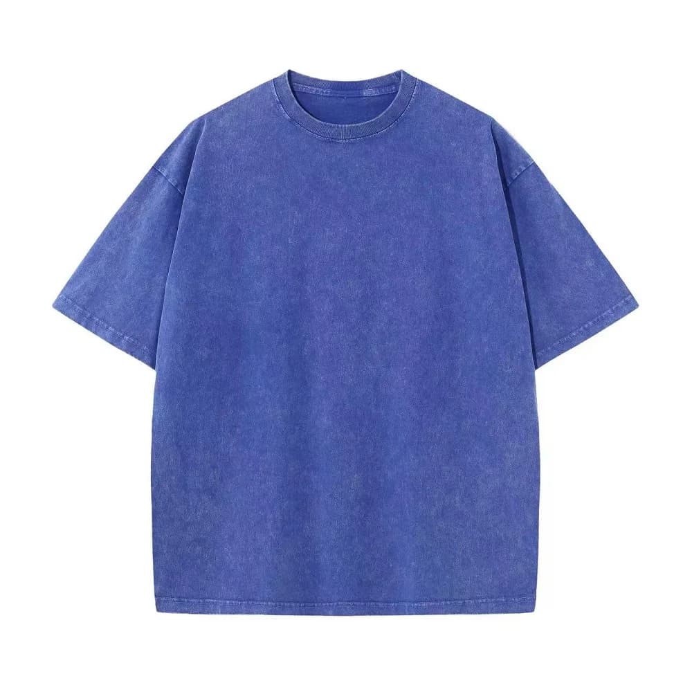 Y2K Quality Oversized Acid Washed T Shirt men Vintage T-shirts Streetwear Mineral Wash Tee Shirts boy Loose Luxury Brand Tops