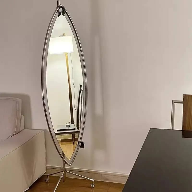 Bedroom Aesthetic Floor Mirrors Decorations Nordic Apartments Mirror Full Body Luxury European Miroir Sur Pied Furniture Home