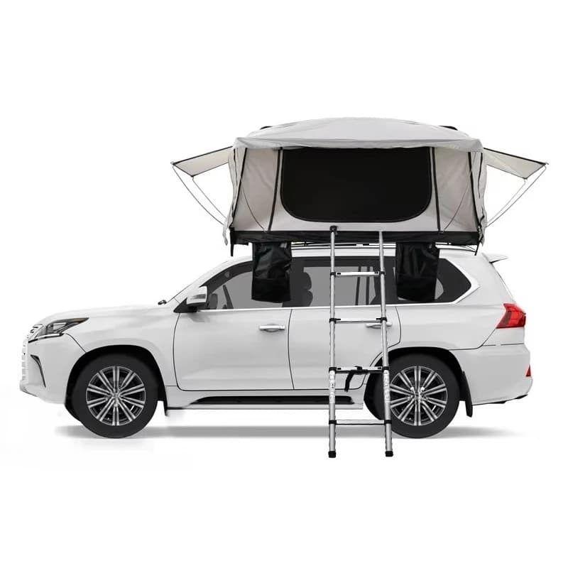 2.0M Side-folding Model ABS Automatic Outdoor Car Self-Driving Tour Off-Road Hard Shell Folding Camping Roof Tent Four-Season