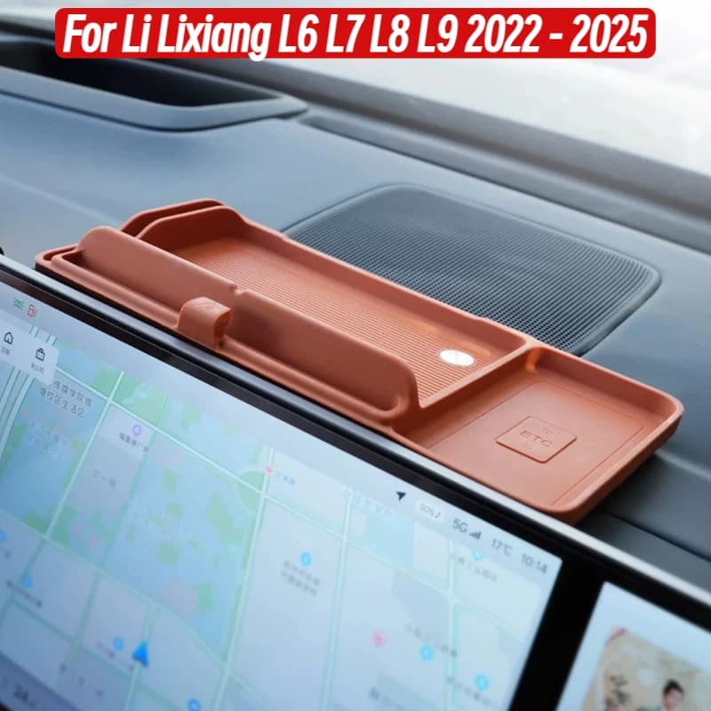 For Li Lixiang L6 L7 L8 L9 2022 2023 2024-25 Central Control Screen Rear Storage Box Car Interior Accessories Dashboard Storage
