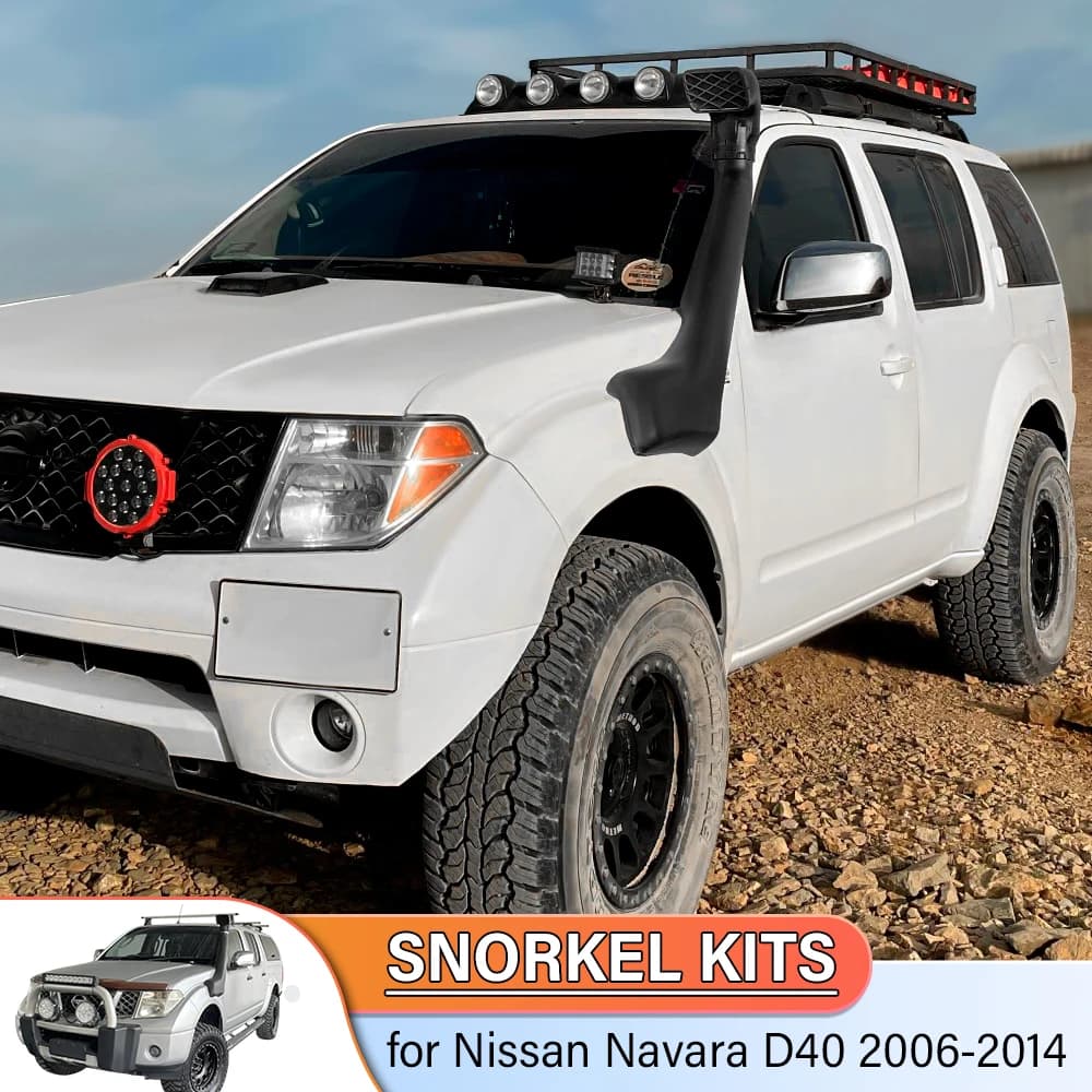 Air Intake Snorkel Kits For Nissan Navara D40 Frontier 2006-2014 Wading Breath Hose Tube Set 4X4 Off Road Pickup Car Accessories