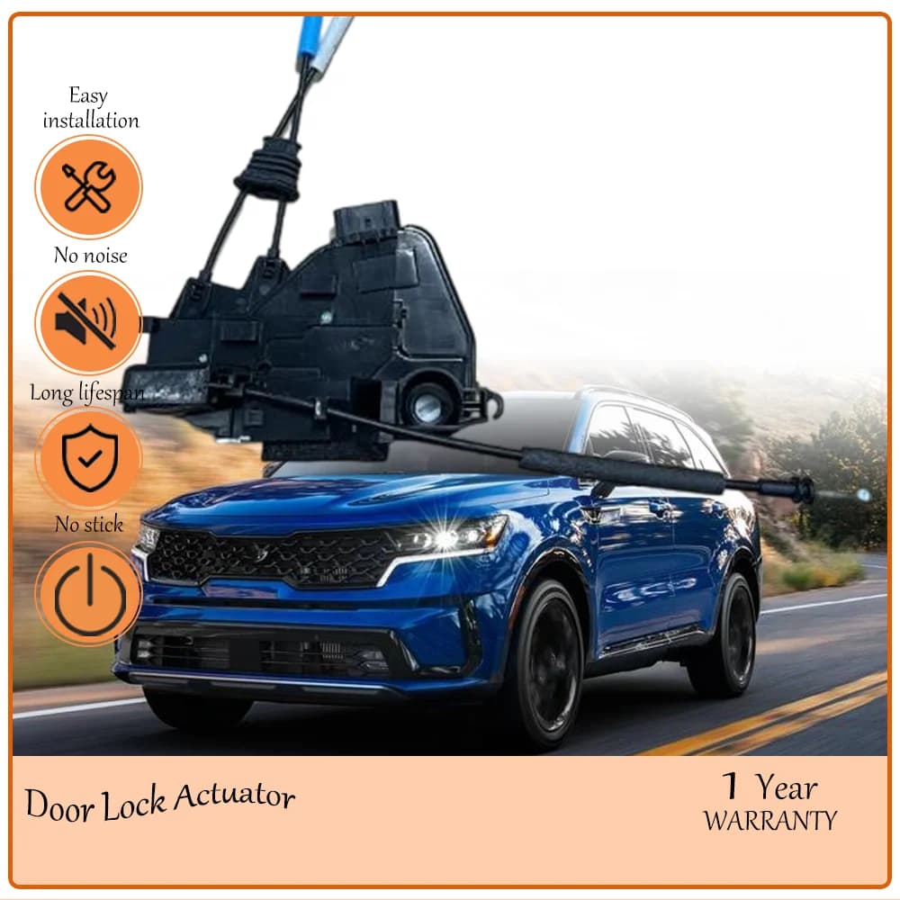 Solid Molded Front Left Driver Side Door Lock Actuator, Suited to 2015-2021 Kia,oem 81310A9010,81310-A9010,81310-A9010,DLA2265